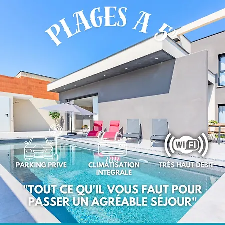 Villa Mika A 5Min De La Plage Sérignan Exterior photo